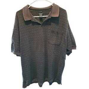 Van Heusen Men's Short Sleeve Stretch Polo Shirt - L  Mercerized